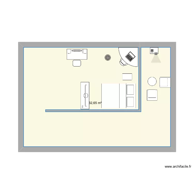  Chambre 2. Plan de 
