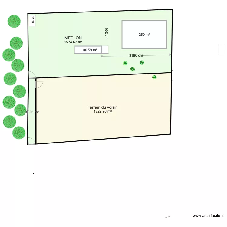 Le Choquel Condette 2 MEPLON. Plan de 