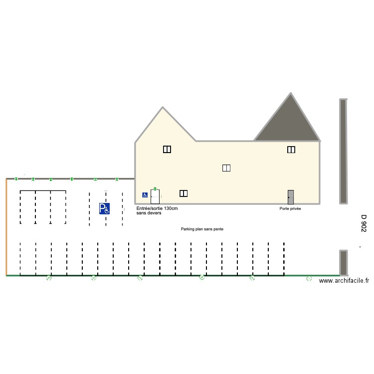 PLAN DEVANT. Plan de 0 pièce et 0 m2