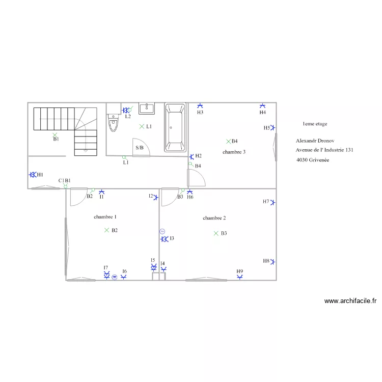 1etage4. Plan de 1etage4. Plan de