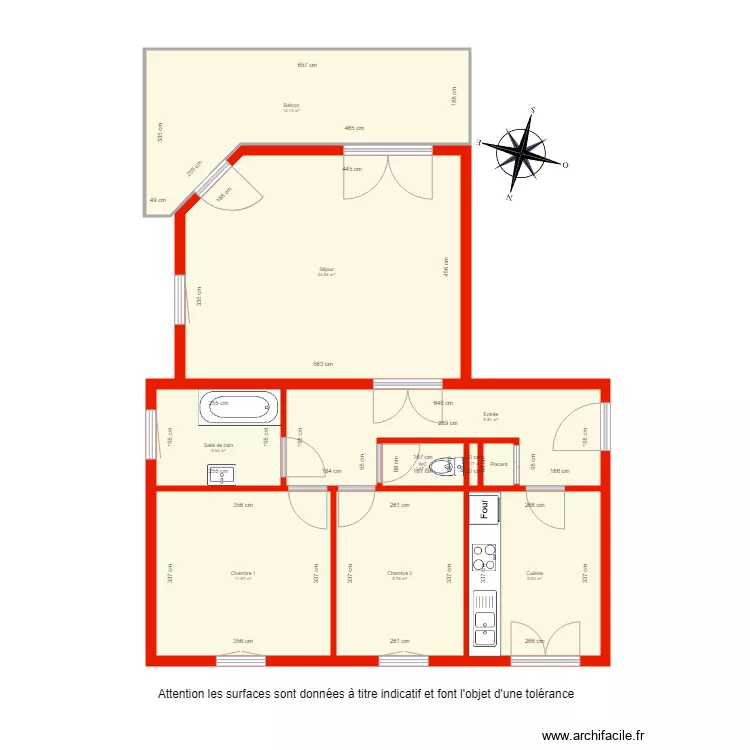 BI 3436 c&ocirc;t&eacute;. Plan de 