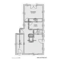 Plan Appartement N&deg; 2 Saint Sever