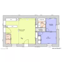 appartement de gajan 65m&sup2;