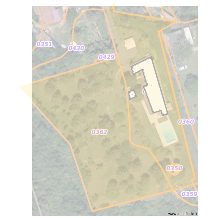 titre. Plan de 0 pièce et 0 m2