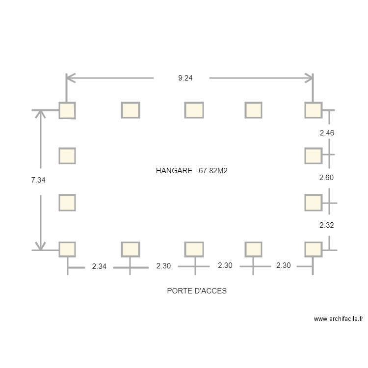 COFICIEL HANGARE PARC. Plan de 0 pièce et 0 m2