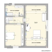 projet Chessenaz  &eacute;tage avec non habitable sous 1m80
