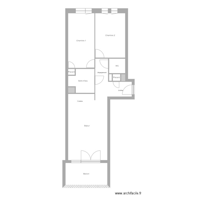 CHEVALLIER. Plan de 0 pièce et 0 m2
