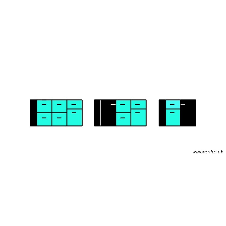 Facade arrière-bar. Plan de 17 pièces et 4 m2