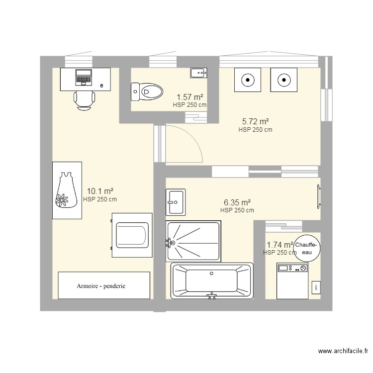 aménagement garage. Plan de 0 pièce et 0 m2