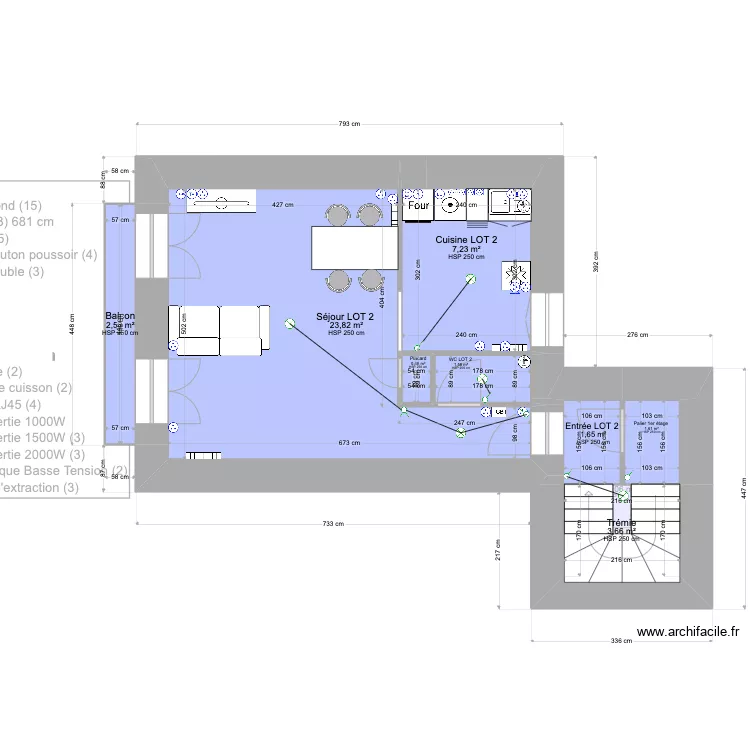Saint Marc le Blanc projet. Plan de Saint Marc le Blanc projet. Plan de