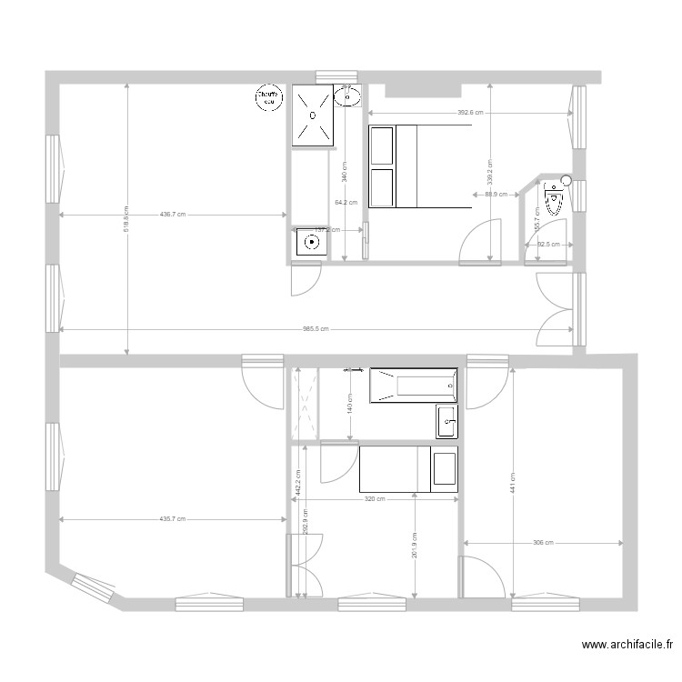 fabre projet basile 1. Plan de 0 pièce et 0 m2