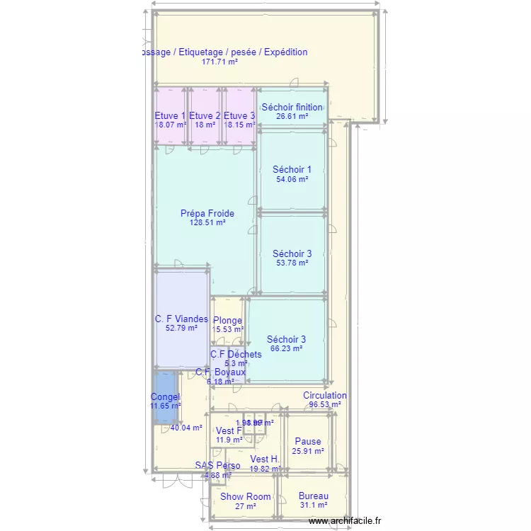 Salaison bearn 004. Plan de 