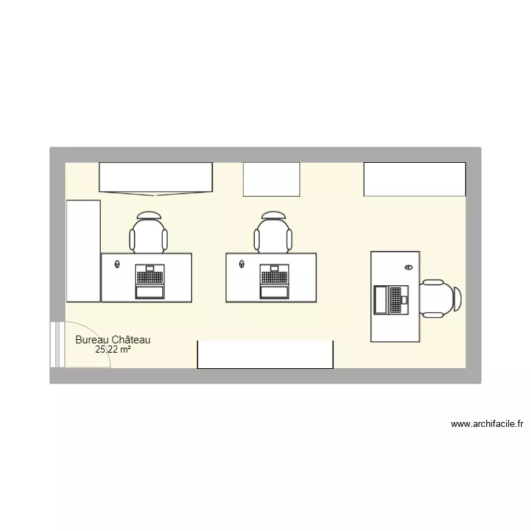 Bureau facturation V2. Plan de 