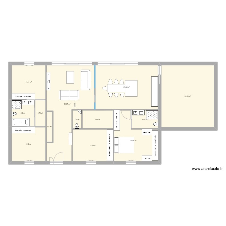 Maison 2. Plan de 0 pièce et 0 m2