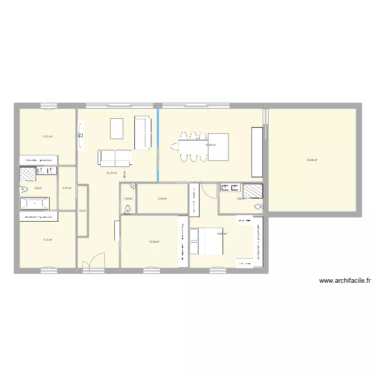 Maison 2. Plan de Maison 2. Plan de