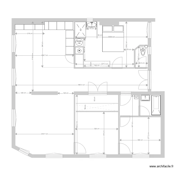 fabre projet 23 octobre. Plan de 