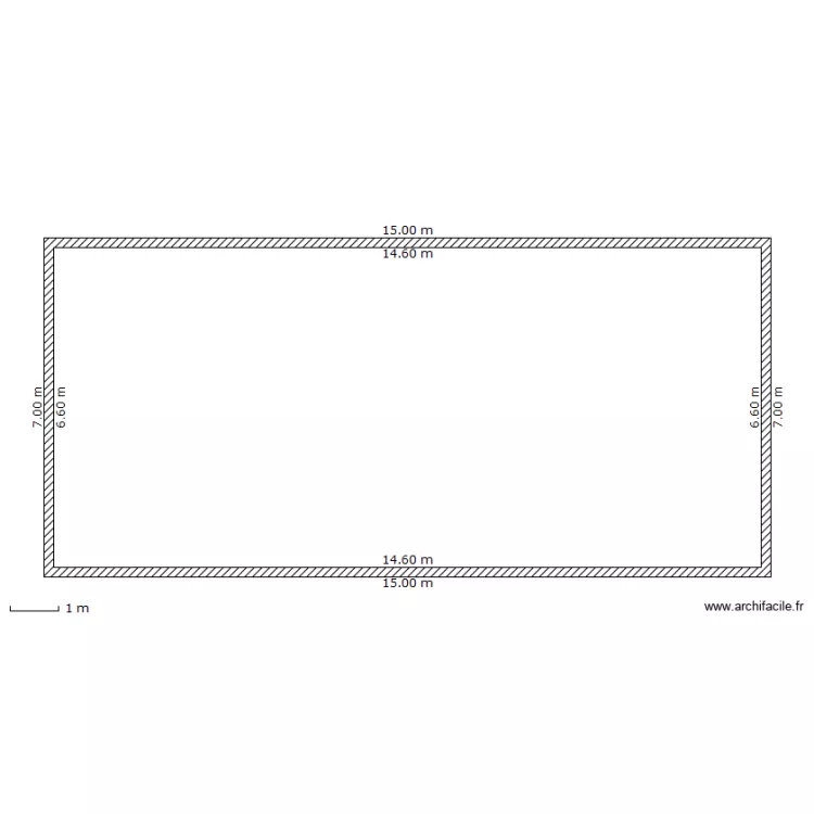 Cauche Appartement. Plan de 