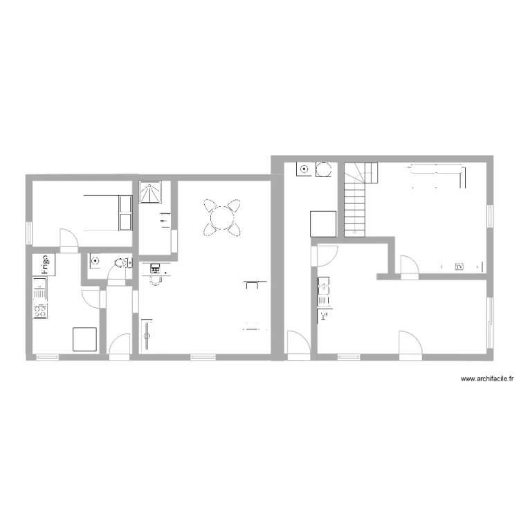maison1. Plan de 