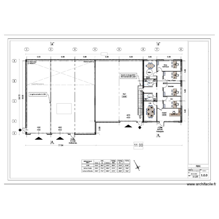 rdc chablis. Plan de 0 pièce et 0 m2