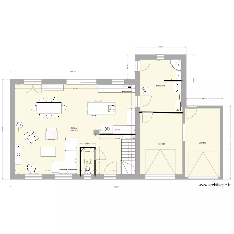 Maison Yannick. Plan de 