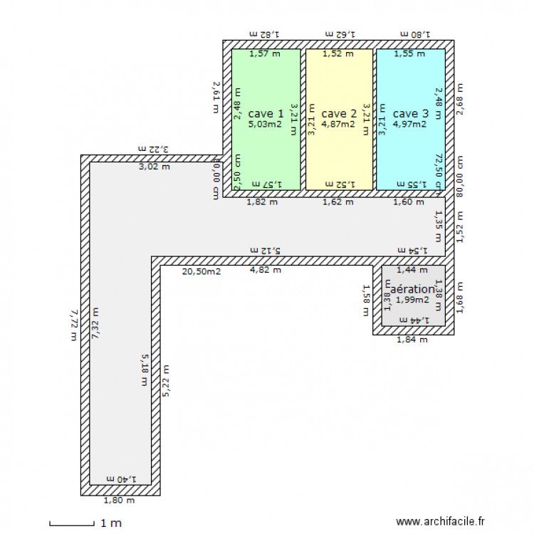 ceinture 25 sous-sol  ok. Plan de 0 pièce et 0 m2