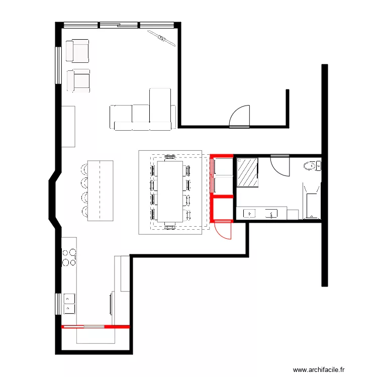 chainer. Plan de chainer. Plan de