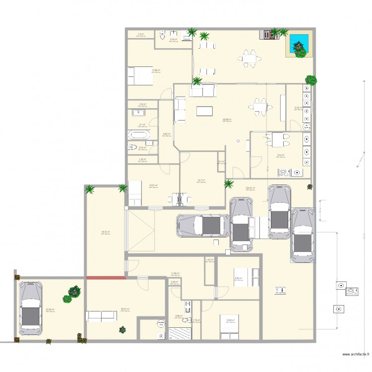 Para enviar a franchet. Plan de 0 pièce et 0 m2