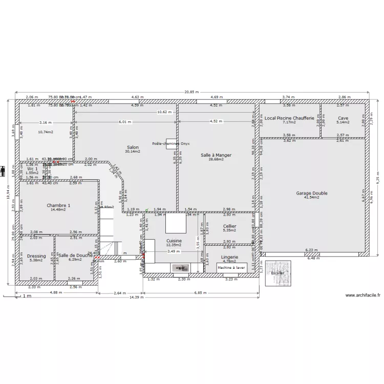 plan_rdc_projet_maison. Plan de plan_rdc_projet_maison. Plan de