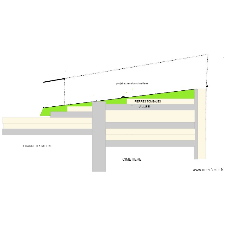 cimetiere 1. Plan de 0 pièce et 0 m2