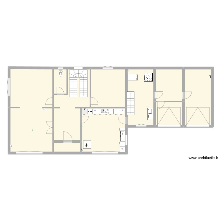 maison eric 1. Plan de 10 pièces et 173 m2