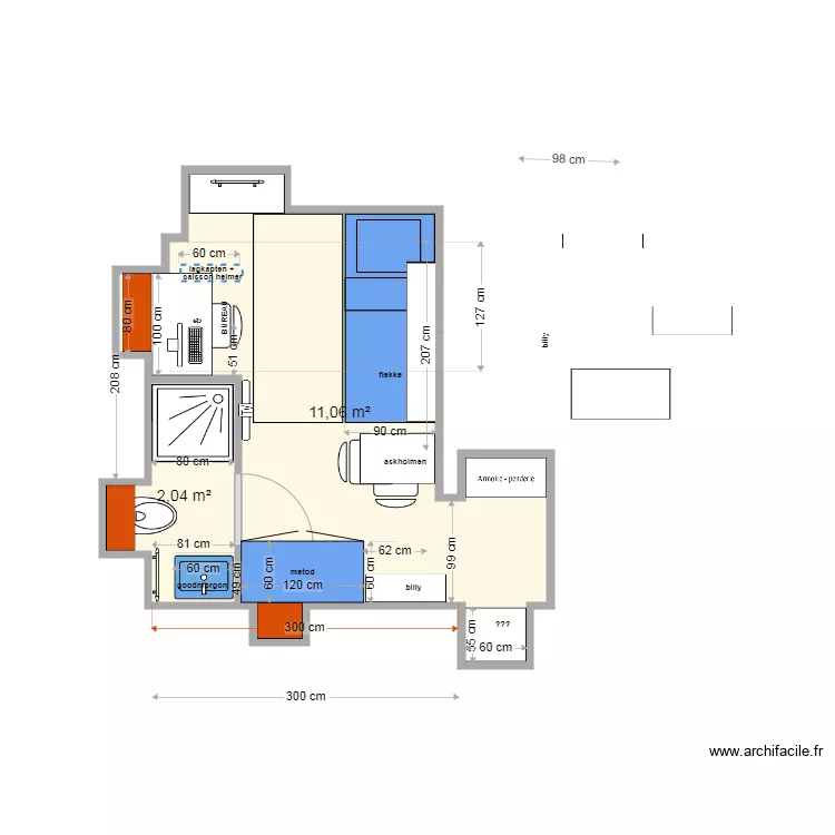 STUDIO ST LEGER 21 11 19 2034. Plan de 