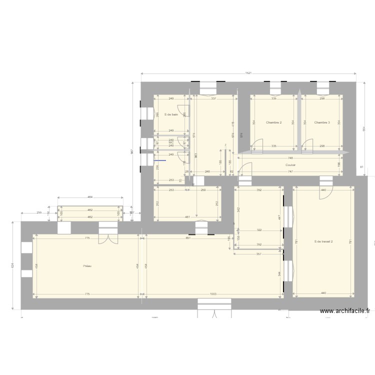 Rez de chaussée BIS. Plan de 0 pièce et 0 m2