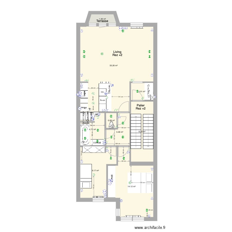 Marie José Rez2 Elec Def. Plan de 0 pièce et 0 m2