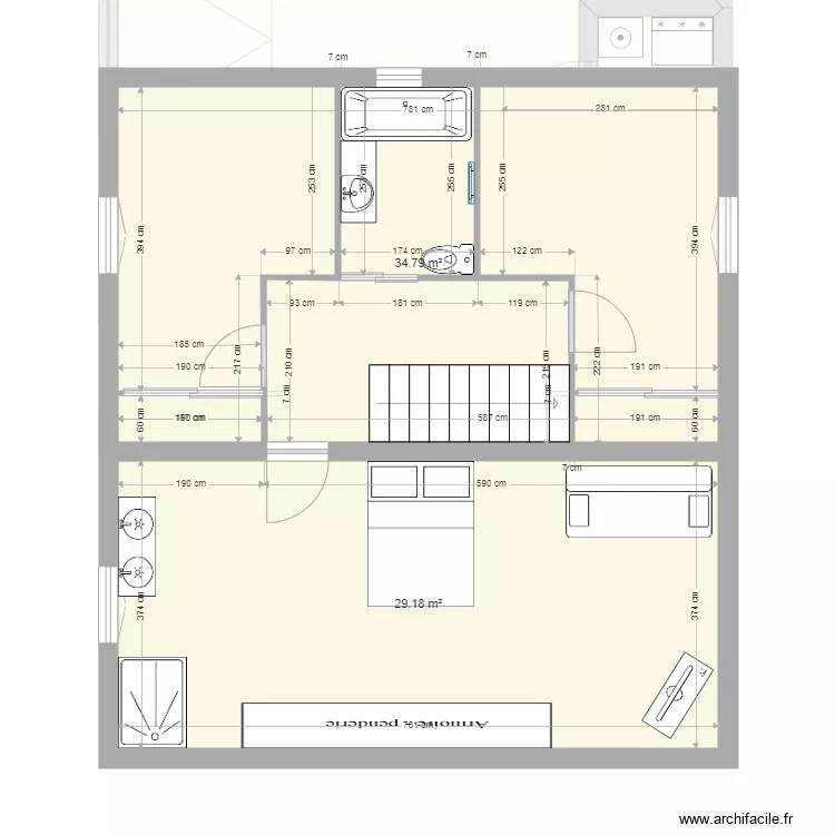 grazac NEW ETAGE. Plan de 
