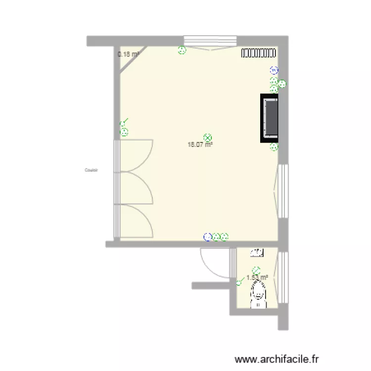 Salon Priv&eacute;. Plan de 