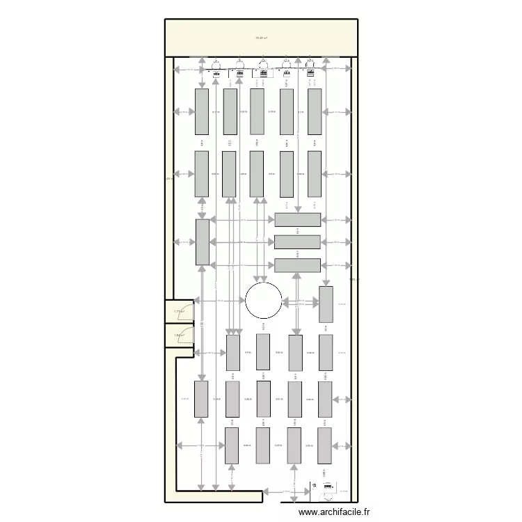 pharmacie des carmes. Plan de 