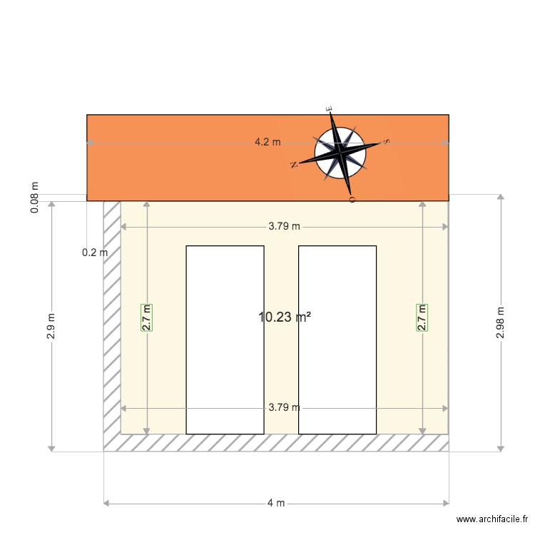 Cabane micro crèche. Plan de 0 pièce et 0 m2