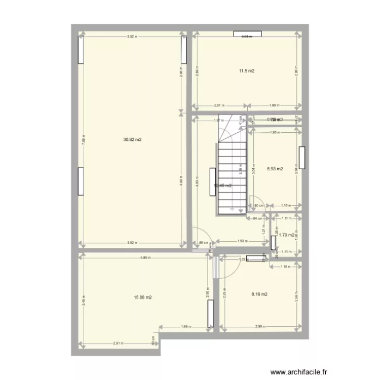 Dahel 1er Etage Avant. Plan de 