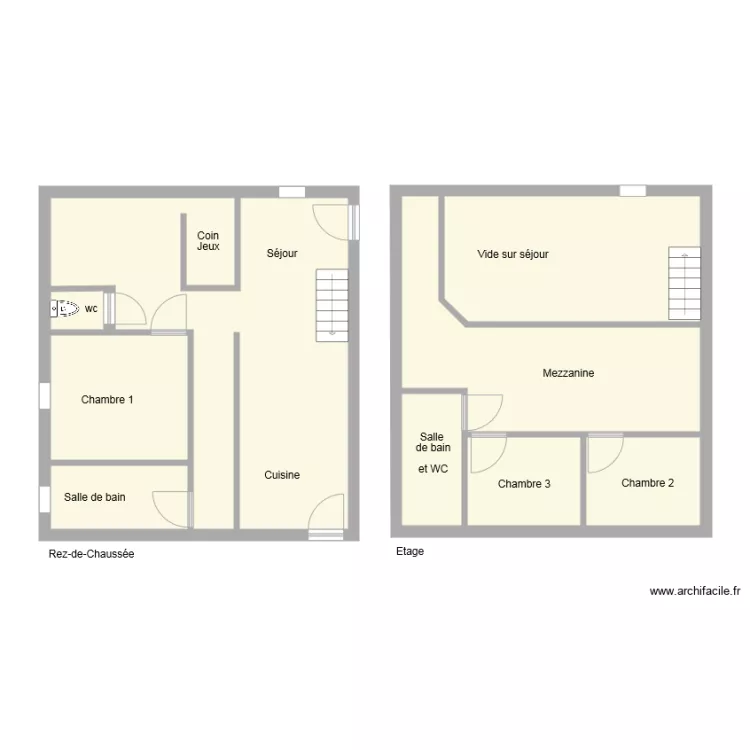 G&icirc;te 2227. Plan de 