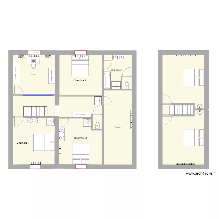Edouard Pisvin 12 &eacute;tage derni&egrave;re version. Plan de 