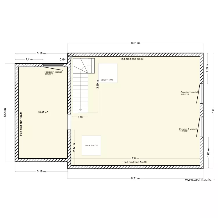 PLAN EXECUTION MACONNERIE ETAGE. Plan de 