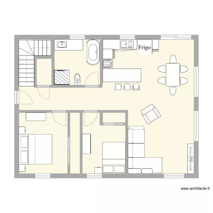 Plan maison 3. Plan de 