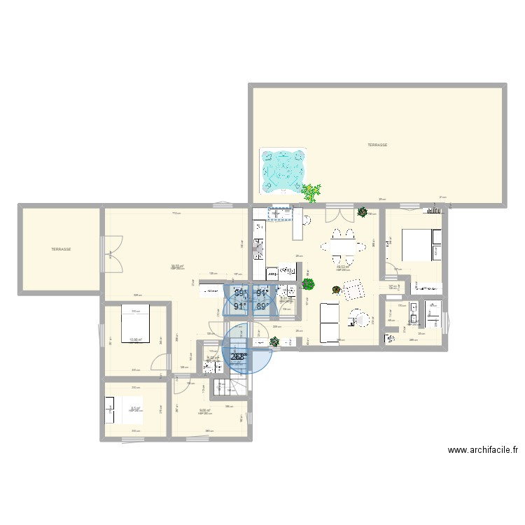 Etage villa ed tom. Plan de 0 pièce et 0 m2