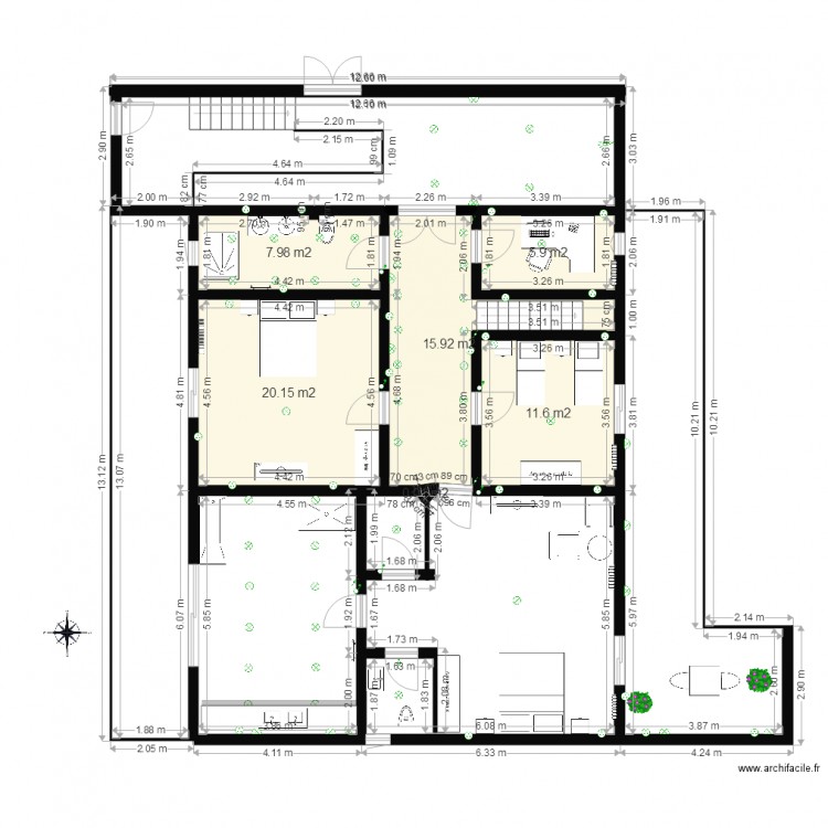 Appartement khn 1. Plan de 0 pièce et 0 m2