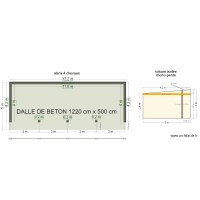 abri 12,2 x 4,2 ext - 11,8 x 4 int