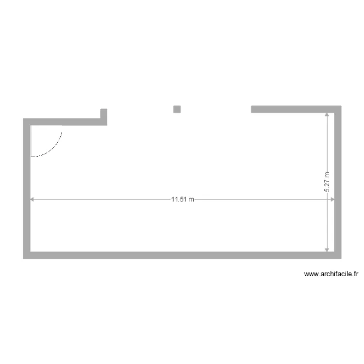 veranda. Plan de 