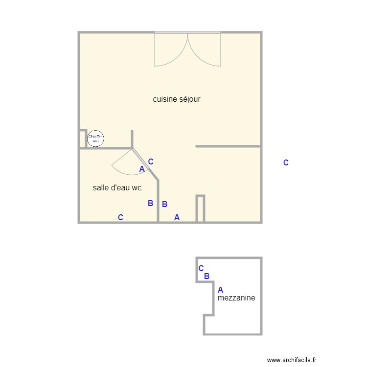 CAILLER AM 1143. Plan de 0 pièce et 0 m2
