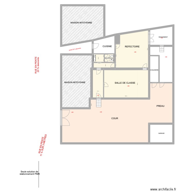 ecole autichamp. Plan de 18 pièces et 431 m2