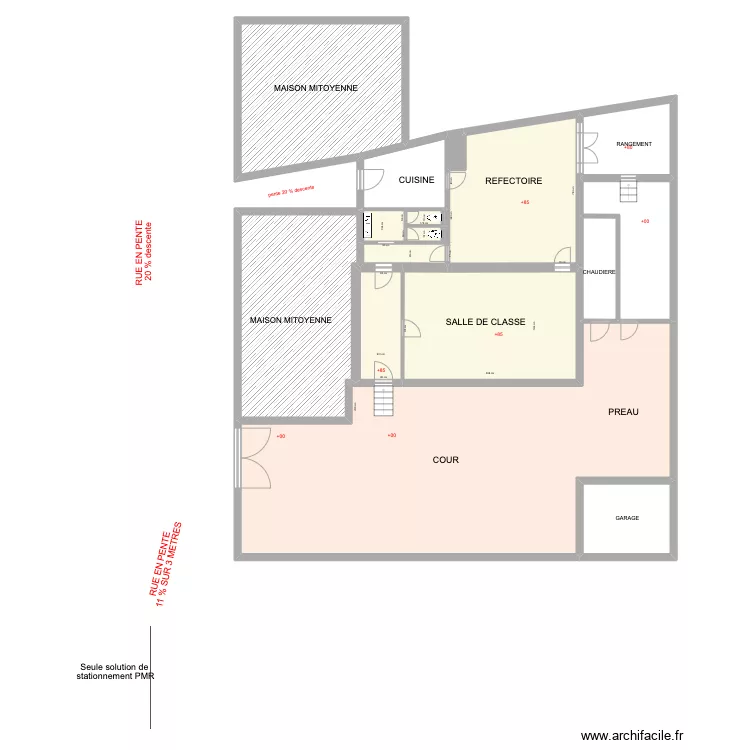 ecole autichamp. Plan de 