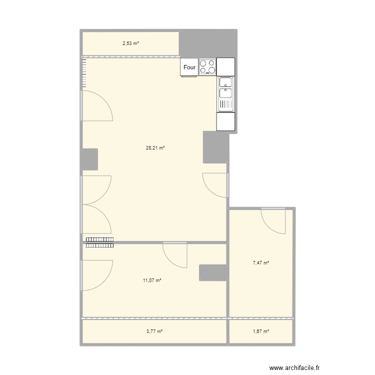 Lot 212 plan initial. Plan de 0 pièce et 0 m2